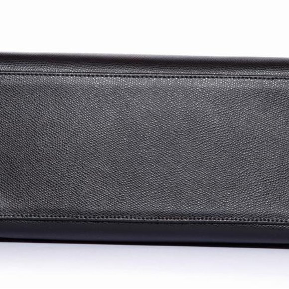 Bassira Black Italian Leather Handbag - Picture 5 of 7